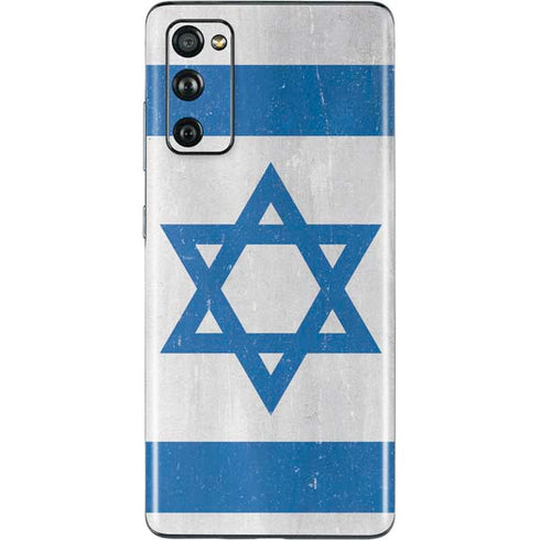 Israel Flag Distressed Galaxy S20 Fan Edition Skin